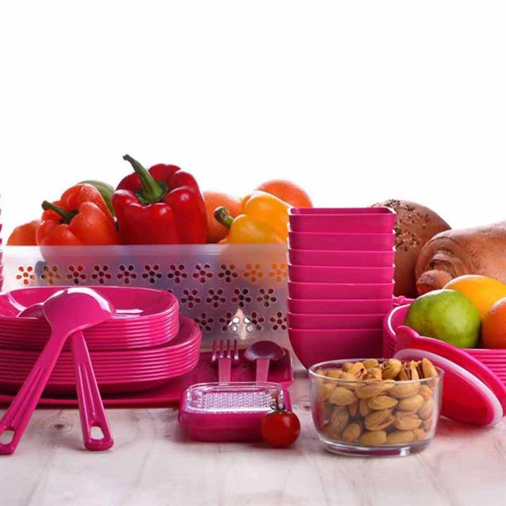 سرویس مسافرتی رویال 85 پارچه 8 نفره لیمون کد 89635 Limon 896 Picnic Basket 85 Pcs